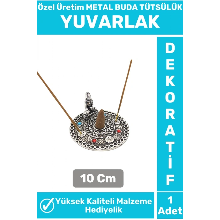 Özel Seri Yüksek Kaliteli Dekoratif Hediyelik Yoga Chakra Meditasyon Pozitif Enerji METAL Tütsülük