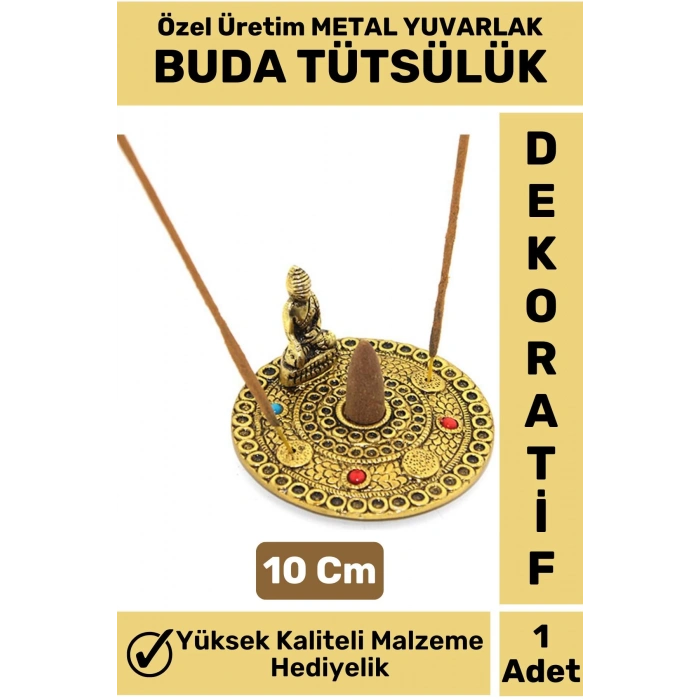 Özel Seri Yüksek Kaliteli Dekoratif Hediyelik Yoga Chakra Meditasyon Pozitif Enerji METAL Tütsülük