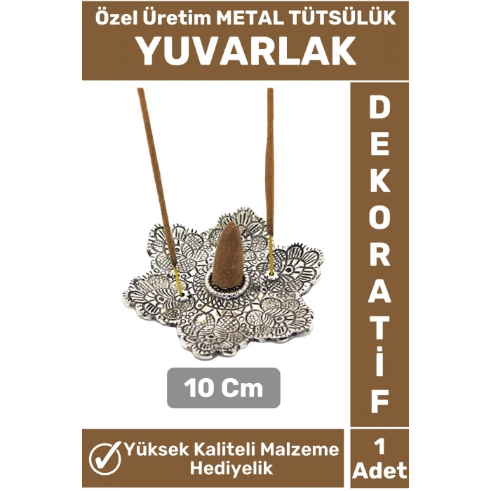 Özel Seri Yüksek Kaliteli Dekoratif Hediyelik Yoga Chakra Meditasyon Pozitif Enerji METAL Tütsülük