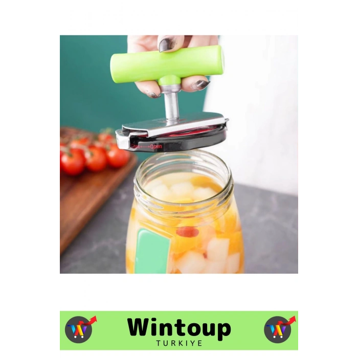 Premium Yüksek Kaliteli Paslanmaz Çelik Ergonomik Saplı Mutfak Kavanoz Pratik Şişe Kapak Açacağı