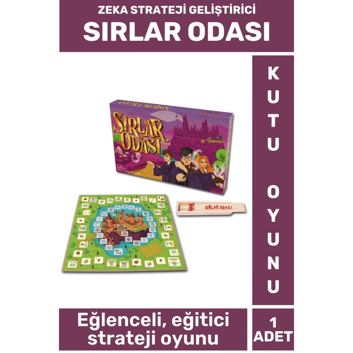 Özel Tasarım Eğlenceli Eğitici Zeka Strateji Becerisi Geliştirici Kutu Oyun Takımı SIRLAR ODASI