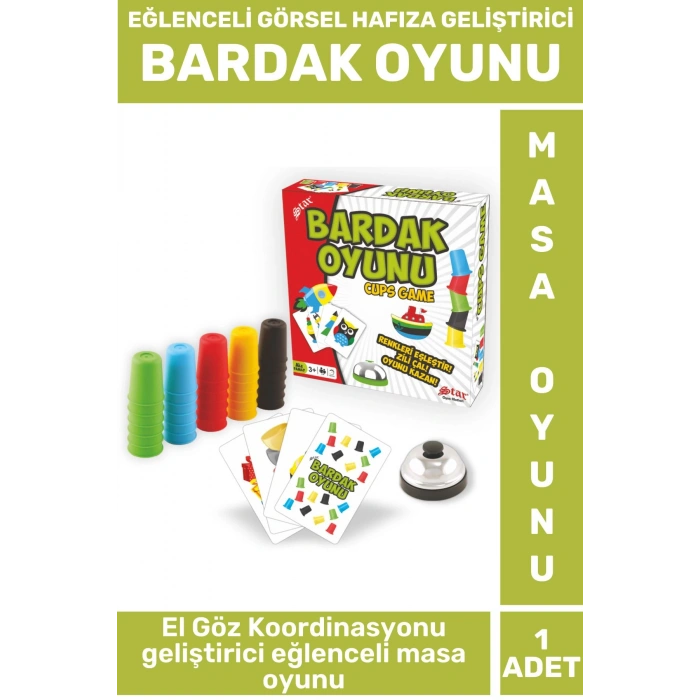 Özel Tasarım Eğlenceli El Göz Koordinasyonu Hız Refleks Geliştirici Masa Oyun Takımı BARDAK OYUNU