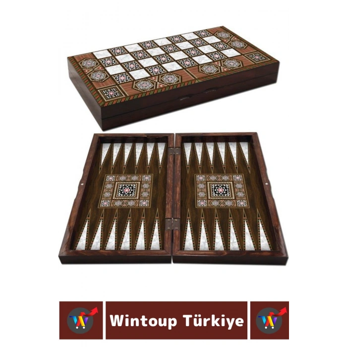 Elit Yüksek Kaliteli Uzun Ömürlü Aile Ev Arkadaş Kahve Cafe Oyun Takımı SEDEF MASİF TAVLA Takımı