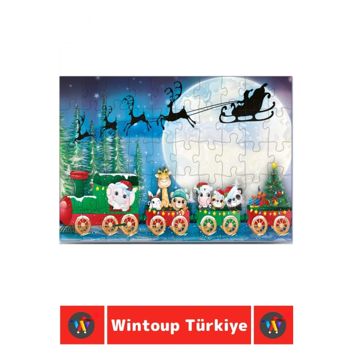 Premium Eğlenceli El Göz Koordinasyon Problem Çözme Beceri Geliştirici Çocuk PUZZLE HEDİYE TRENİ