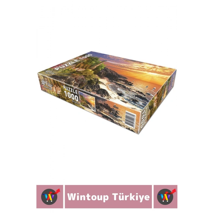 Özel Eğlenceli El Göz Koordinasyon Beceri Görsel Algı Geliştirici Çocuk 1000 Parça PUZZLE TAŞ KULÜBE