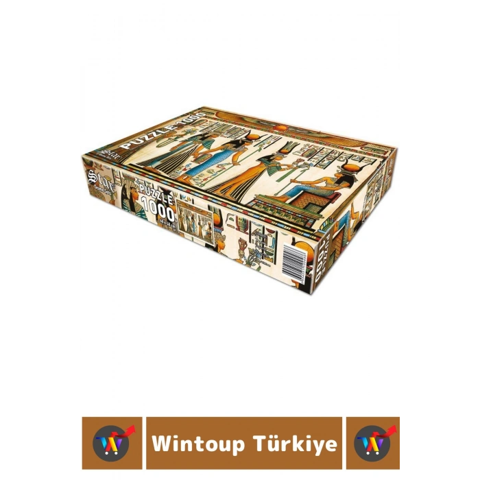 Premium Eğlenceli El Göz Koordinasyon Beceri Görsel Algı Geliştirici Çocuk 1000 Parça PUZZLE PAPIRUS