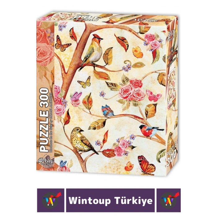 Premium Eğlenceli El Göz Koordinasyon Beceri Geliştirici Çocuk 300 Parça PUZZLE DALDAKİ CIVILTILAR