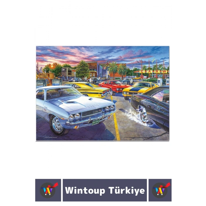 Eğlenceli El Göz Koordinasyon Beceri Görsel Algı Geliştirici Çocuk 1000 Parça PUZZLE BİTİŞ ÇİZGİSİ