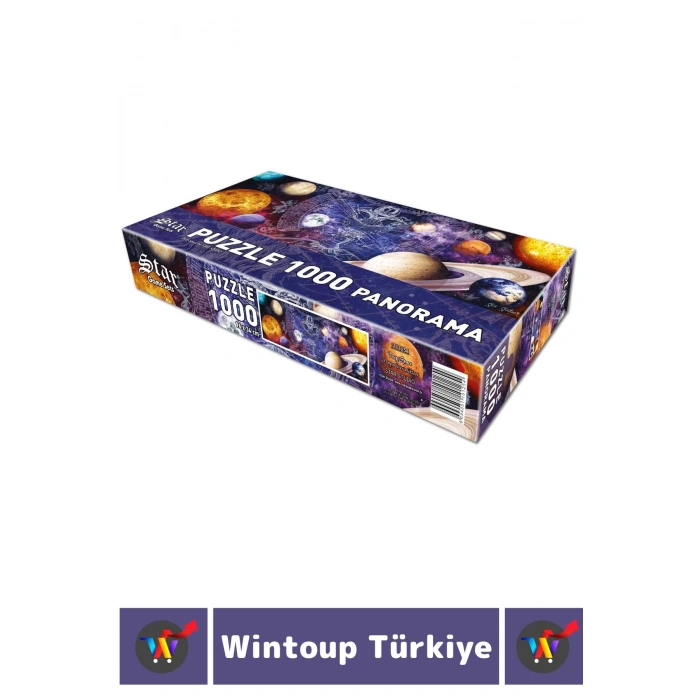 Eğlenceli Koordinasyon Beceri Görsel Algı Geliştirici Çocuk 1000 Parça PUZZLE UZAYIN DERİNLİKLERİ