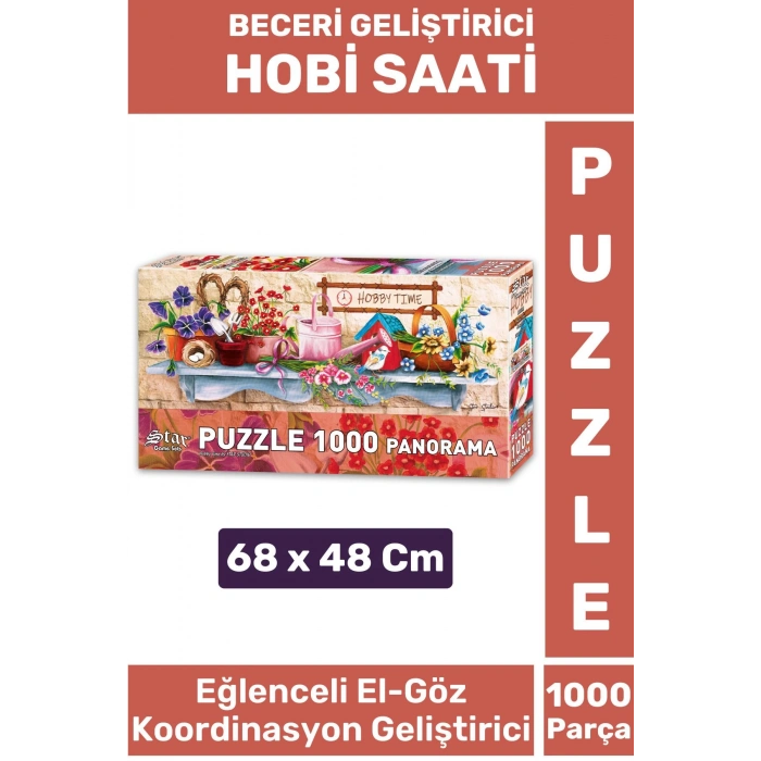 Özel Eğlenceli El Göz Koordinasyon Beceri Görsel Algı Geliştirici Çocuk 1000 Parça PUZZLE HOBİ SAATİ