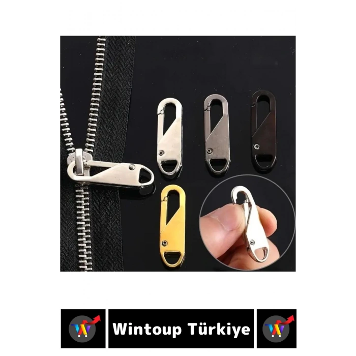 Premium Dikiş Kurulum Gerektirmez Ayakkabı Çanta Valiz Mont Fermuar Sürgüsü Başlığı 1 Adet