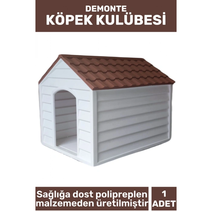 Premium Demonte Sağlıklı Polipreplen Malzeme Kolay Kurum Pet Evcil Hayvan Bahçe Köpek Kulübesi