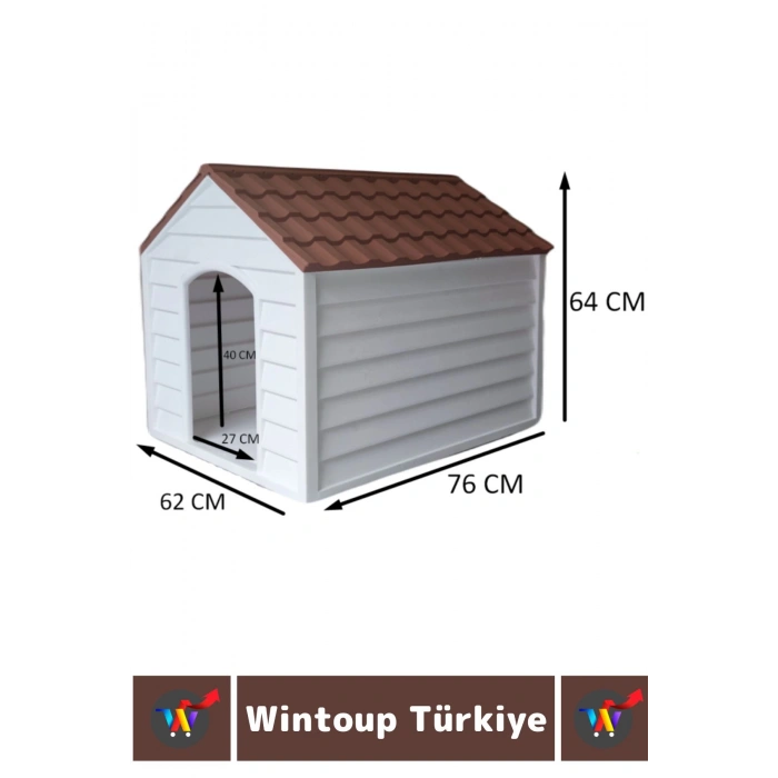 Premium Demonte Sağlıklı Polipreplen Malzeme Kolay Kurum Pet Evcil Hayvan Bahçe Köpek Kulübesi