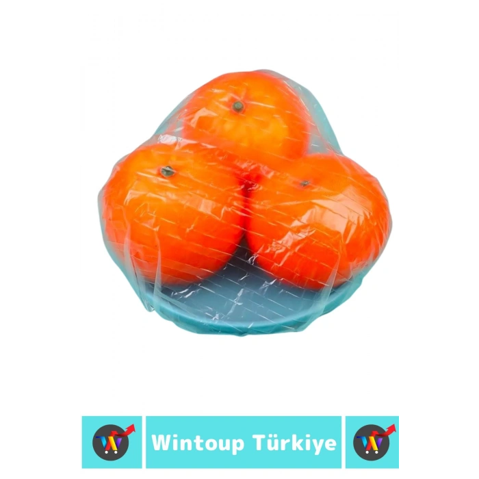 Özel Üretim Yemek Saklama Bozulma Önleyici Tazelik Sağlayan Lastikli Tencere Tabak Bonesi 100 Adet