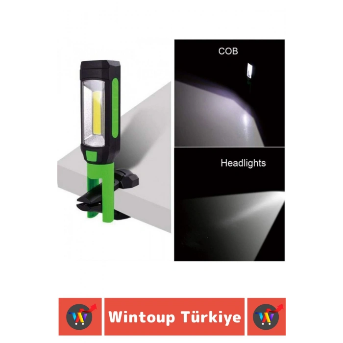 Premium 2 Modlu Mıknatıslı Askılı Cam Kıracağı Kemer Kesici Çok Fonksiyonlu Şarjlı OTO LAMBASI