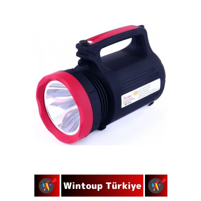 Premium Uzun Ömürlü Kamp Avcı Deprem Solar Güneş Enerjili Şarjlı Beyaz Işık Fener Işıldak