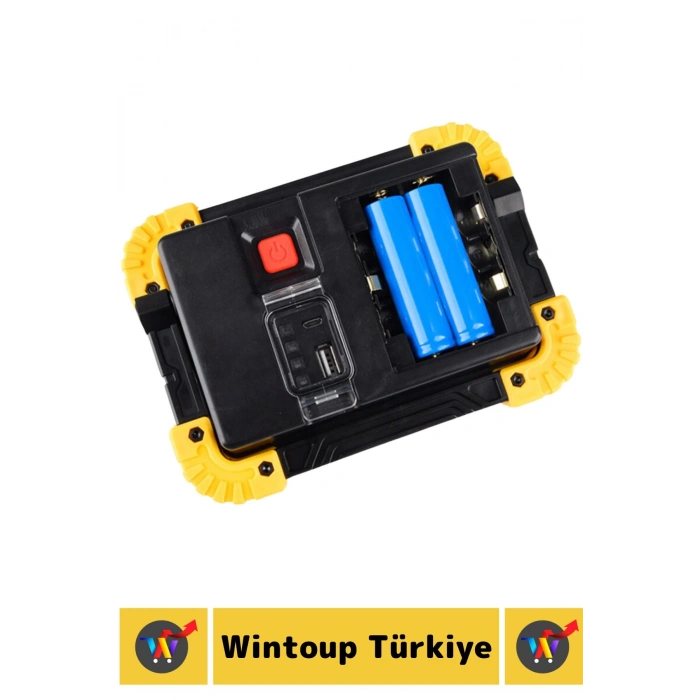 Premium Kamp Avcı Deprem 3 Renk Işıklı Güçlü Beyaz Işık 750 Lümen Güvenlik El Feneri Şarjlı Işıldak