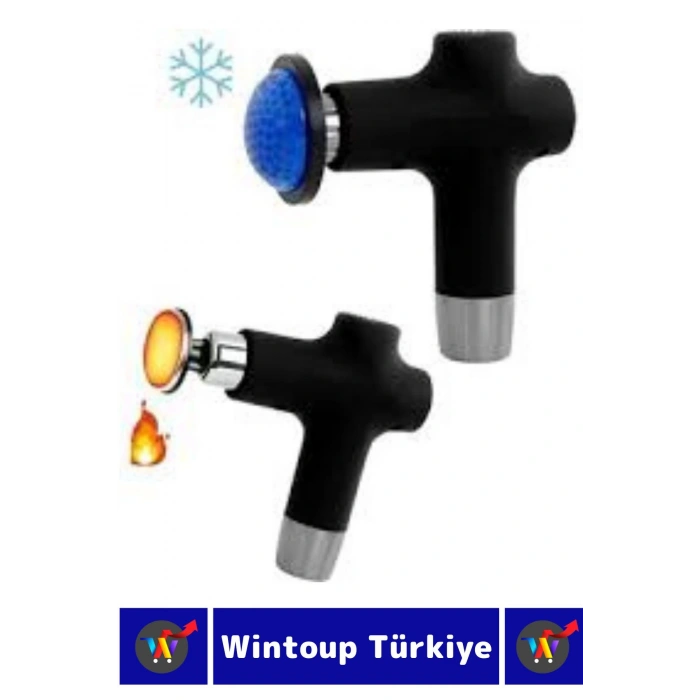 Ergonomik Kol Bacak Sırt Bel 6 Başlıklı Sıcak Soğuk Mod Yüksek Titreşim Spor Fitness Kas Masaj Aleti