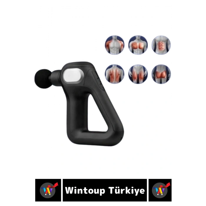 Ergonomik Kol Bacak Sırt Bel 8 Başlıklı 12 Hız Seviyeli Yüksek Titreşim Spor Fitness Kas Masaj Aleti