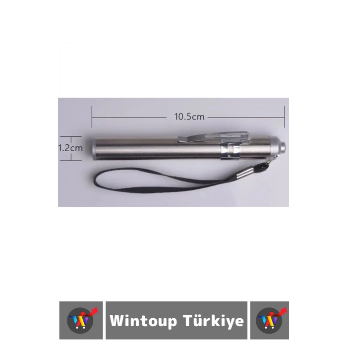 Kompakt Kamp Avcı Balıkçı Deprem Enerji Tasarruflu Beyaz Işık Pilli Sert Plastik Mini EL FENERİ