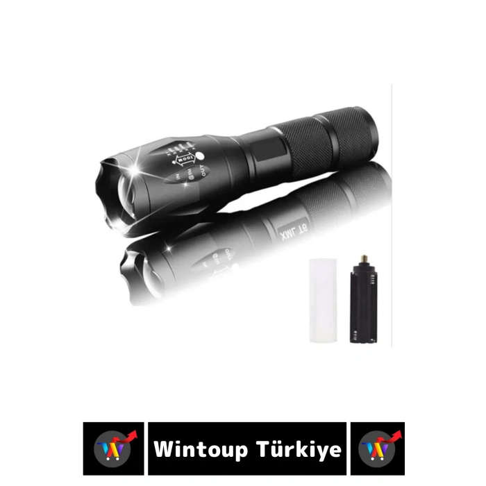 Profesyonel Kamp Avcı Güvenlik Okul Deprem Yüksek Mesafeli 3 Renk Güçlü Işık EL FENERİ