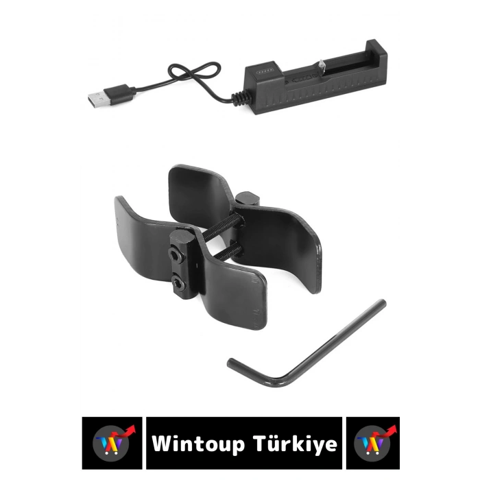 Profesyonel Kamp Avcı Güvenlik Deprem Yüksek Mesafeli Güçlü Işık Tüfek EL FENERİ