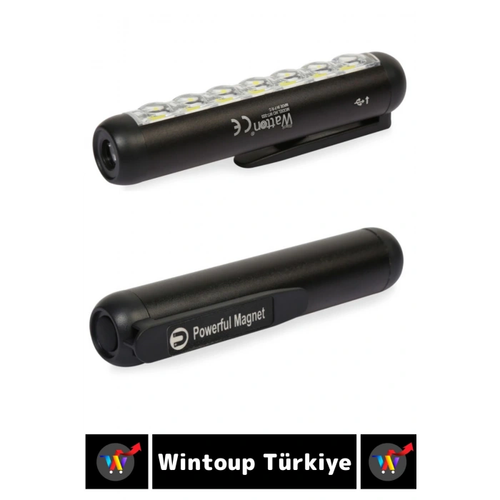 Profesyonel Kamp Avcı Güvenlik Okul Deprem 4 Modda Aydınlatma Güçlü Işık Mini EL FENERİ