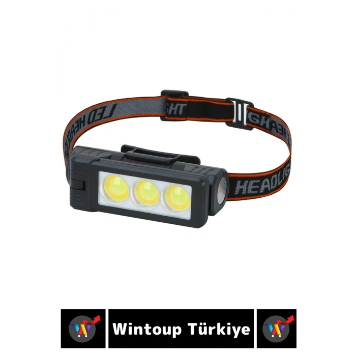 Profesyonel Kamp Avcı Güvenlik Balıkçı Deprem 4 Modda Aydınlatma Güçlü Işık Mıknatıslı KAFA LAMBASI