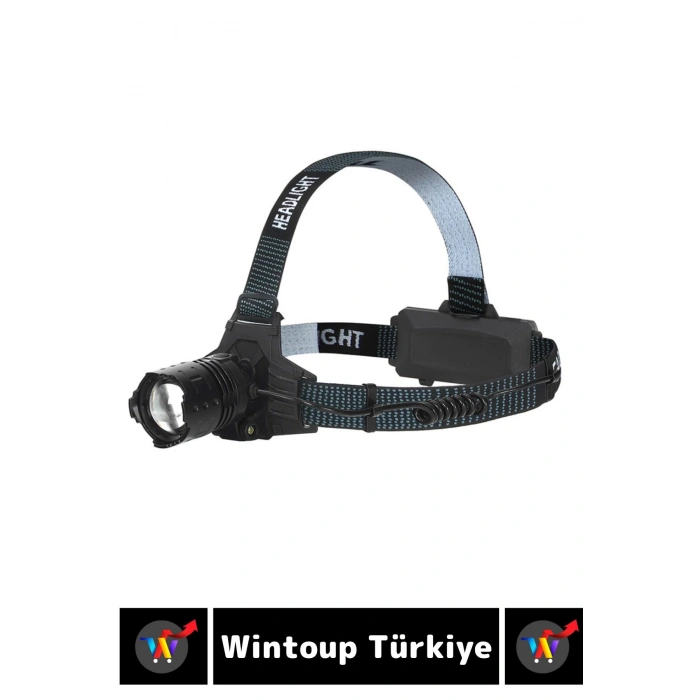 Profesyonel Kamp Avcı Balıkçı Deprem Yüksek Mesafeli 3 Modlu 8000 Lümen Güçlü Işık KAFA LAMBASI