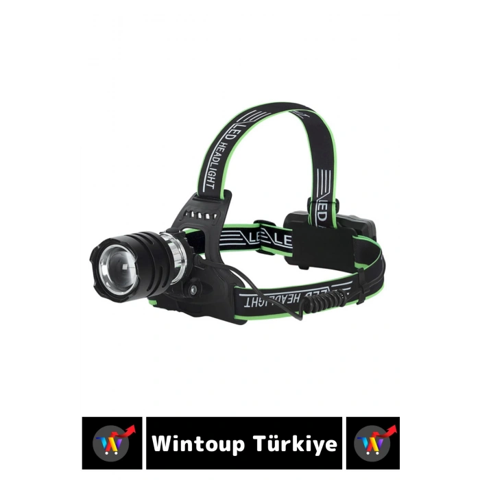 Profesyonel Kamp Avcı Balıkçı Deprem 3 Mod Aydınlatma Yüksek Mesafe Güçlü Işık KAFA LAMBASI