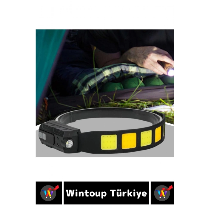 Profesyonel Kamp Avcı Güvenlik Balıkçı Deprem 2 Renk Işık Güçlü Işık KAFA LAMBASI