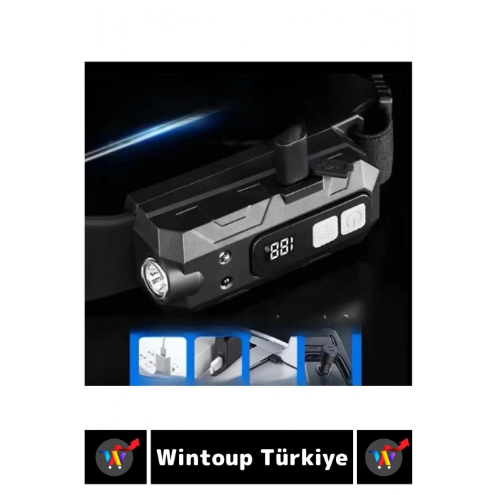 Profesyonel Kamp Avcı Güvenlik Balıkçı Deprem 2 Renk Işık Güçlü Işık KAFA LAMBASI