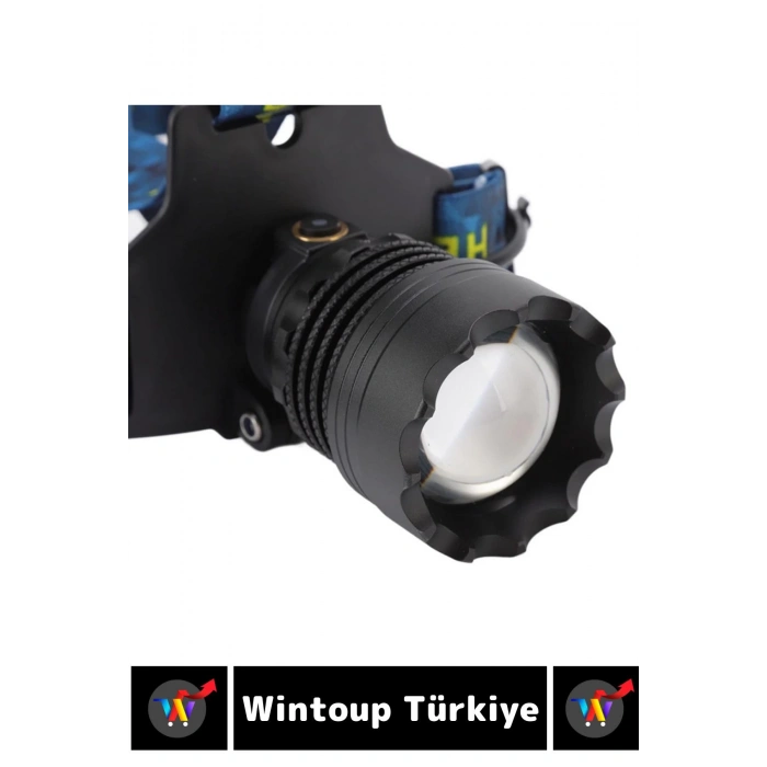 Profesyonel Kamp Avcı Balıkçı Deprem 5 Mod Aydınlatma 12000 Lümen Güçlü Işık KAFA LAMBASI