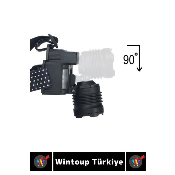 Profesyonel Kamp Avcı Balıkçı Deprem Yüksek Mesafeli 6000 Lümen Güçlü Işık Sensörlü KAFA LAMBASI