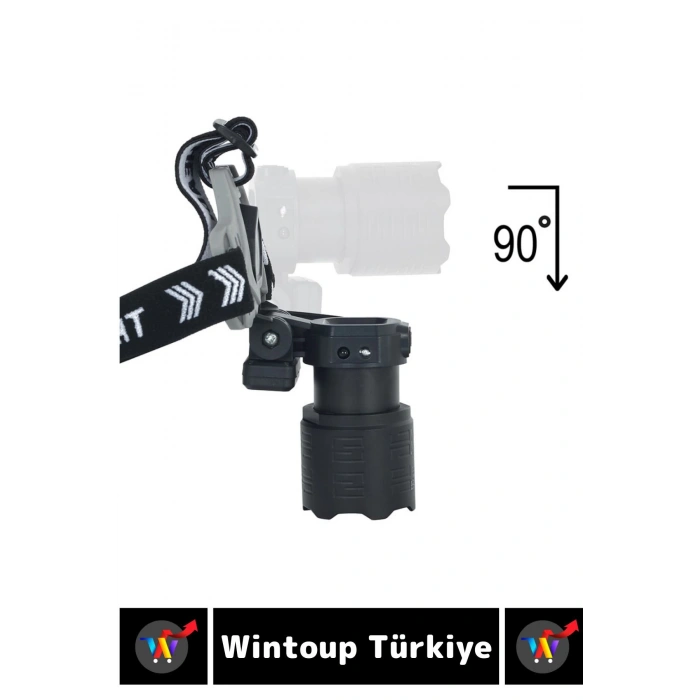 Profesyonel Kamp Avcı Balıkçı Deprem 9 Mod Aydınlatma 20000 Lümen Güçlü Işık KAFA LAMBASI