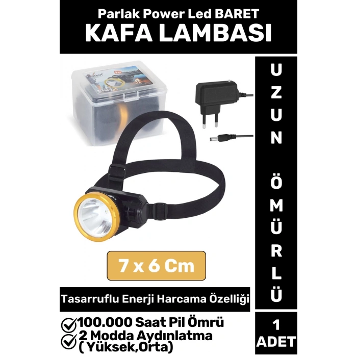 Profesyonel Kamp Avcı Balıkçı Deprem Güçlü Işık 2 Mod Aydınlatma Şarjlı Parlak Led Kafa Lambasi