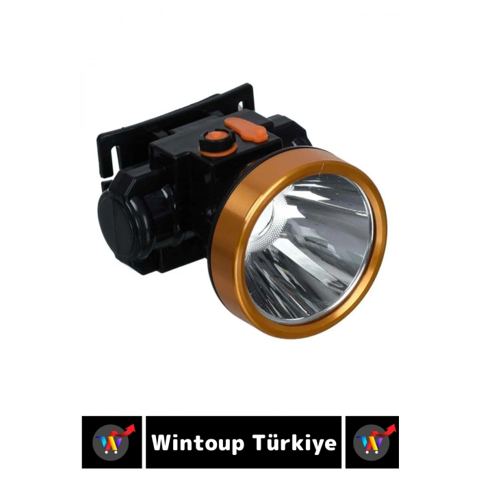 Profesyonel Kamp Avcı Balıkçı Deprem Güçlü Işık 2 Mod Aydınlatma Şarjlı Parlak Led Kafa Lambasi