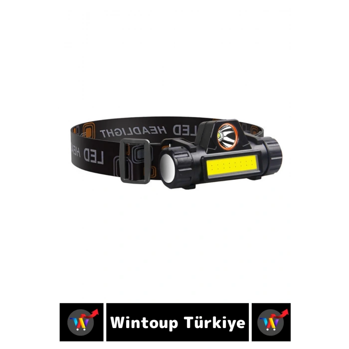 Profesyonel Kamp Avcı Balıkçı Deprem Güçlü Işık Mıknatıslı Sabitleme Şarjlı Powerled KAFA LAMBASI