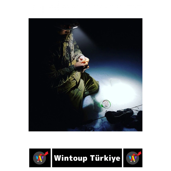 Profesyonel Kamp Avcı Balıkçı Deprem Güçlü Işık Mıknatıslı Sabitleme Şarjlı Powerled KAFA LAMBASI