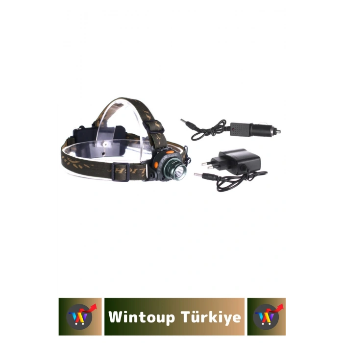Profesyonel Kamp Avcı Balıkçı Deprem Güçlü Işık 3 Modlu Şarjlı Sensörlü KAFA LAMBASI