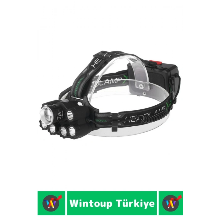 Profesyonel Kamp Balıkçı Deprem Güçlü Işık 8 Mod Yüksek Mesafeli Güçlü KAFA LAMBASI