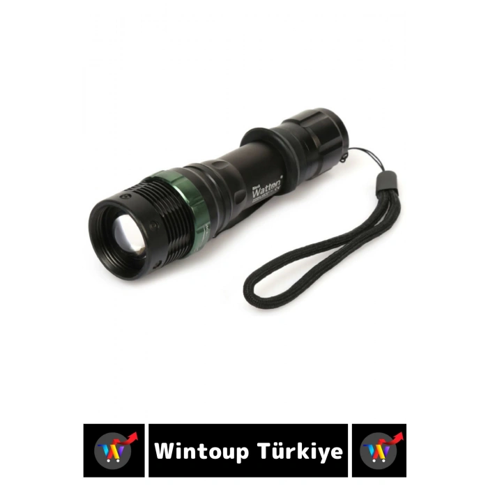 Özel Kamp Avcı Balıkçı Deprem Enerji Tasarrufu 3 Modlu Sert Plastik Zoom Odaklama Güvenlik EL FENERİ