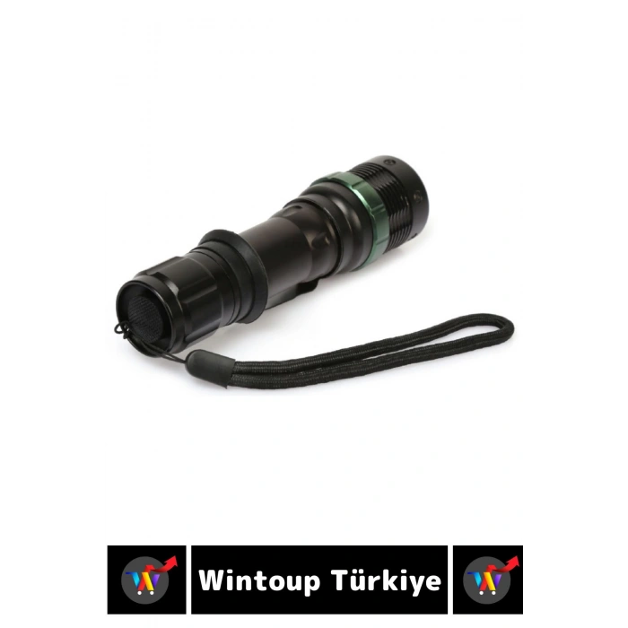 Özel Kamp Avcı Balıkçı Deprem Enerji Tasarrufu 3 Modlu Sert Plastik Zoom Odaklama Güvenlik EL FENERİ