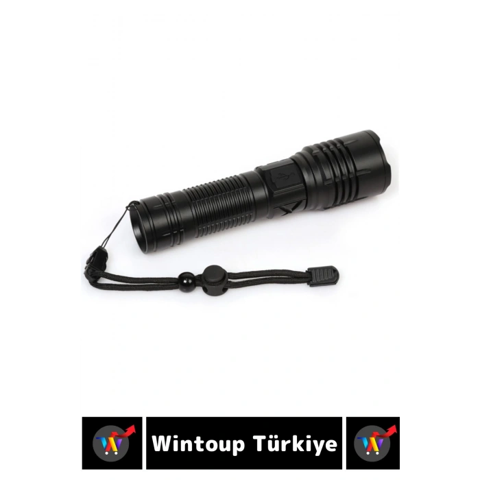 Özel Kamp Avcı Balıkçı Deprem Enerji Tasarrufu 5 Mod 3000 Lümen Güçlü Beyaz Işık Güvenlik EL FENERİ