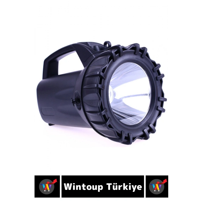 Premium Kamp Avcı Deprem 3 Aydınlatma Modlu Güçlü Beyaz Işık 2500 Lümen Güvenlik EL FENERİ