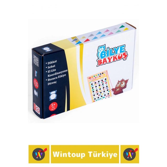 Premium Eğlenceli Görsel Algı Dikkat Zeka Hafıza El-Göz Koordinasyonu Geliştirici Oyun BİLYE BAYKUŞ