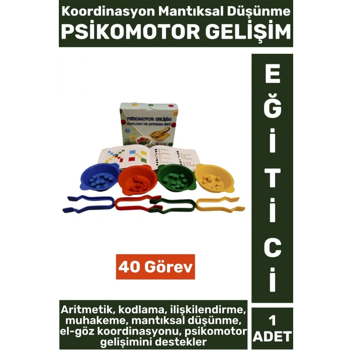 Premium Eğlenceli Eğitici Mantıksal Düşünme El Göz Koordinasyon Geliştirici Çocuk PSİKOMOTOR GELİŞİM