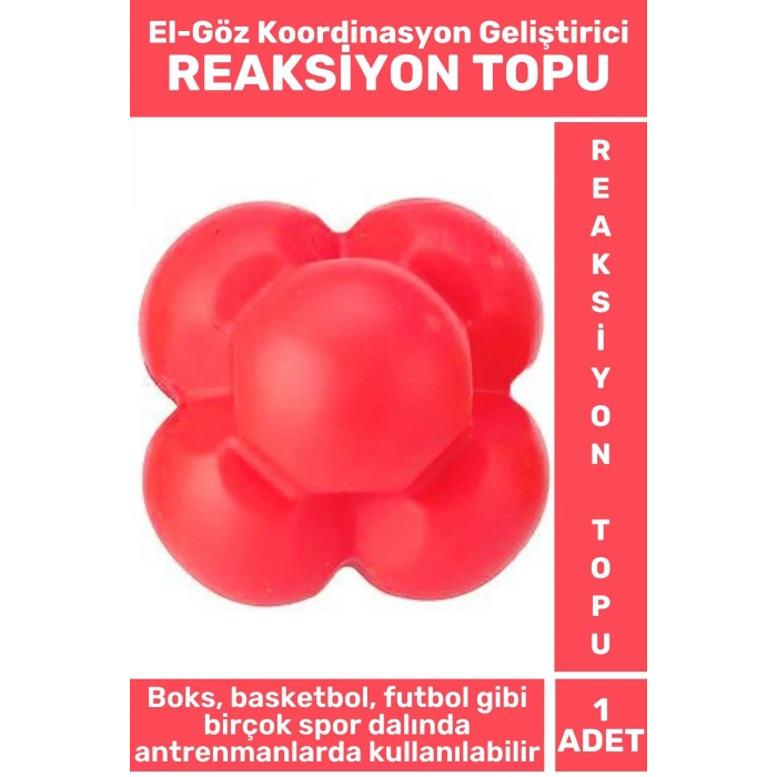 Premium Futbol Basketbol Boks Eğitim Refleks Çeviklik Koordinasyon Geliştirici REAKSİYON TOPU
