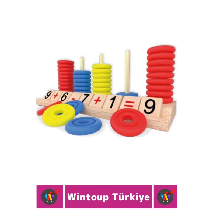 Premium Matematik Öğrenim Mantıklı Düşünme Motor Kasları Geliştirici Eğlenceli MATEMATİK İŞLEM OYUNU