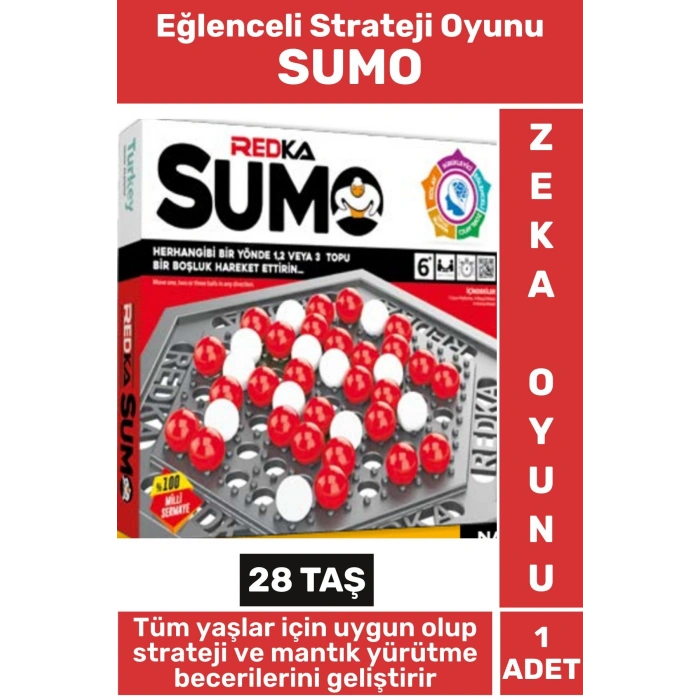 Premium Tüm Yaşlara Uygun Zeka Strateji Mantık Yürütme Beceri Geliştirici Oyun SUMO